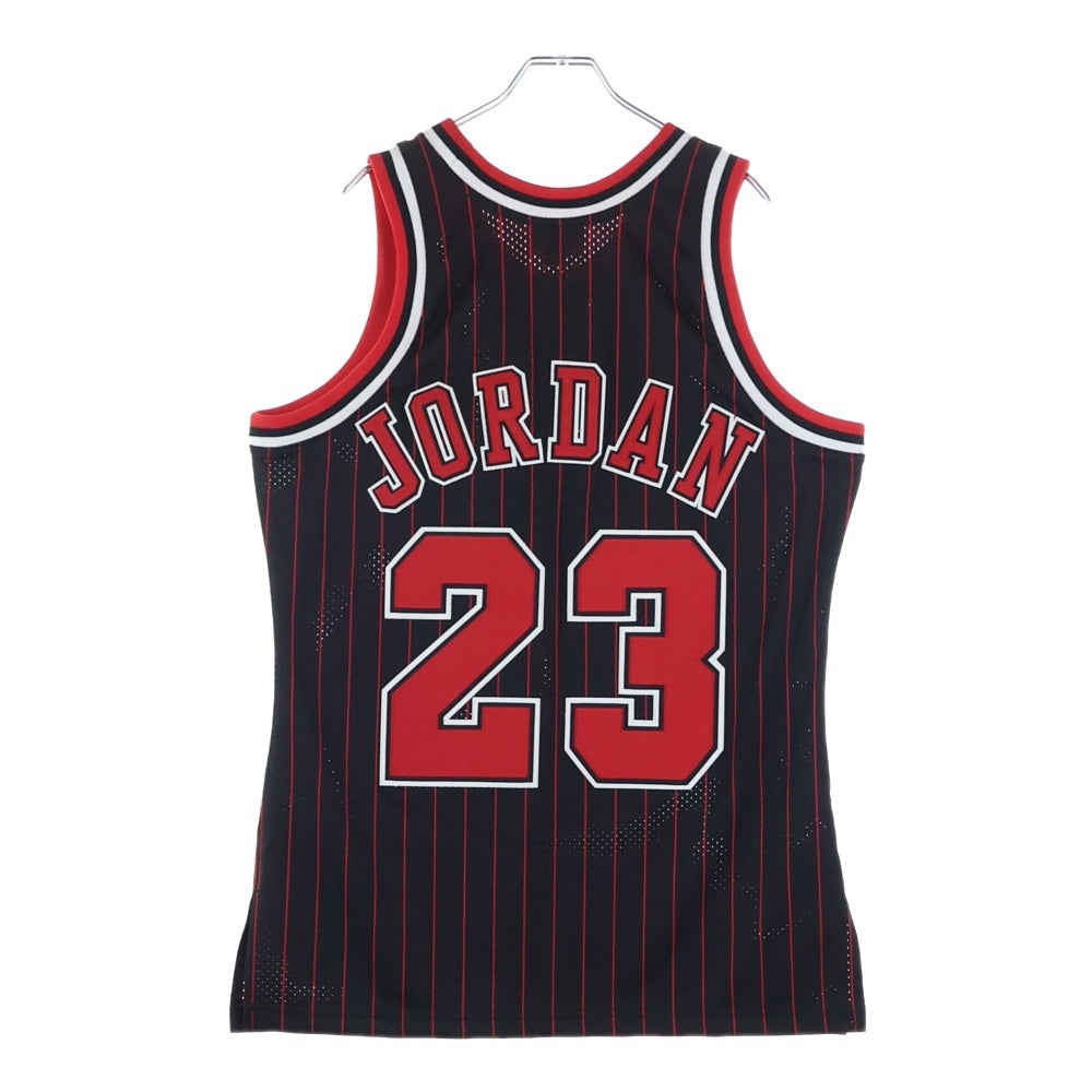 Mitchell&Ness(ミッチェル アンド ネス) Michael Jordan 1996-97 Chicago Bulls Authentic Jersey シカゴブルズユニフォーム ノースリーブタンクトップ ブラック/レッド