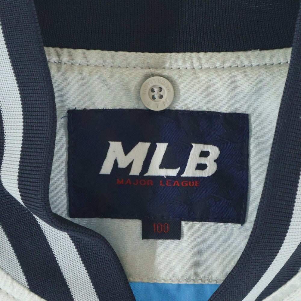 VINTAGE(ヴィンテージ) 90s-00s MLB Yankees ヤンキース ナイロンスタジャン シルバー