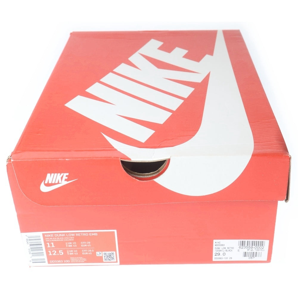 NIKE(ナイキ) ×NBA DUNK LOW EMB 75TH ANNIVERSARY CHICAGO BULLS エヌビーエー ダンク 75th アニバーサリー シカゴ ブルズ ローカットスニーカー DD3363-100