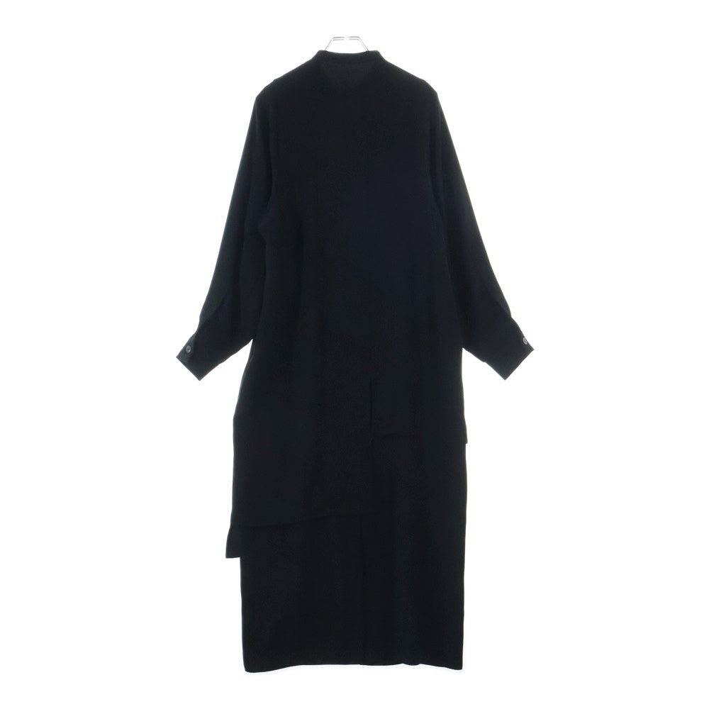 ENFOLD(エンフォルド) カラーレスデザイン 6B ポリエステル 長袖ワンピース ジャンプスーツ レディース ブラック 300IS233-0441