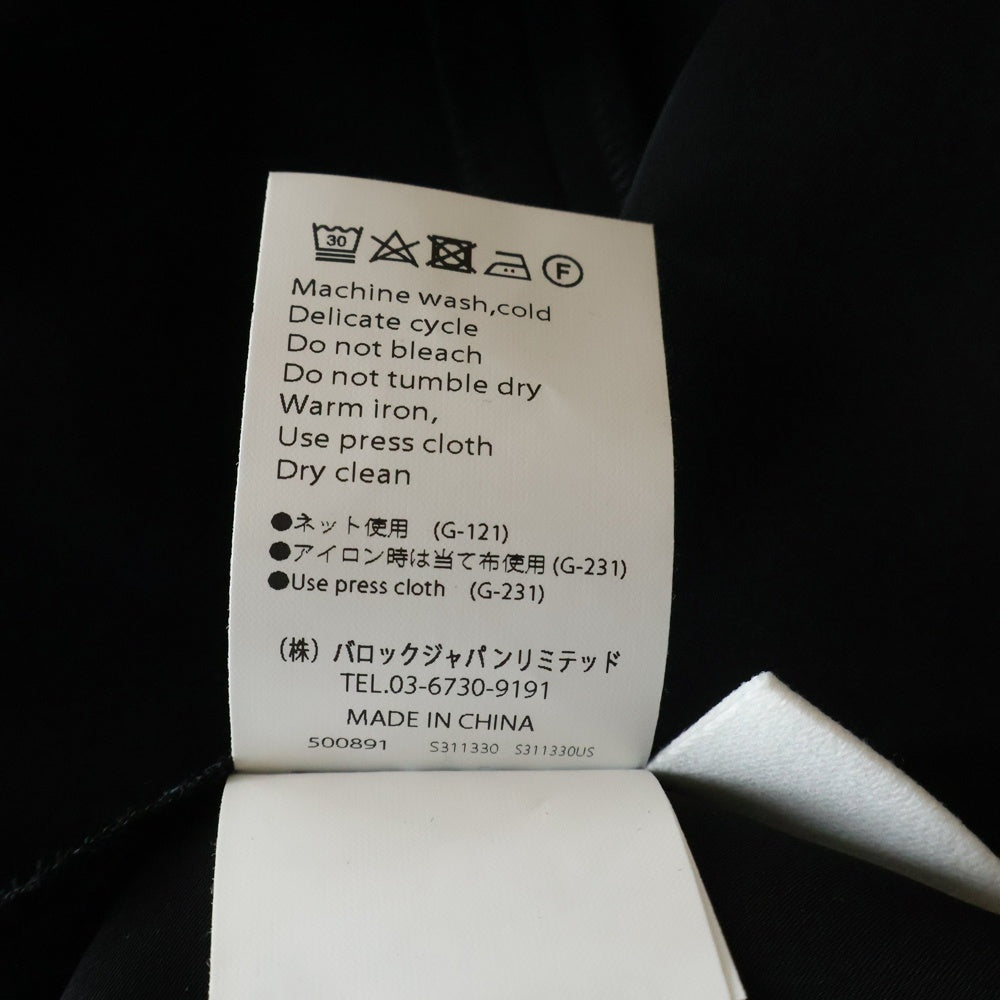 ENFOLD(エンフォルド) カラーレスデザイン 6B ポリエステル 長袖ワンピース ジャンプスーツ レディース ブラック 300IS233-0441