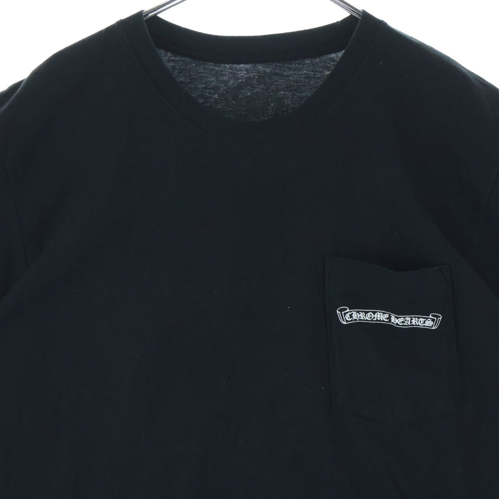 CHROME HEARTS(クロムハーツ) MLT COL CEM CRS TEE マルチカラーセメタリークロス クルーネック半袖Tシャツ カットソー ブラック