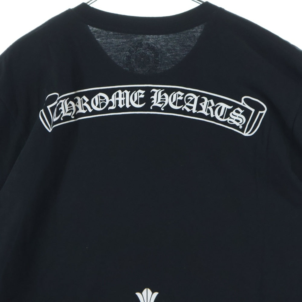 CHROME HEARTS(クロムハーツ) MLT COL CEM CRS TEE マルチカラーセメタリークロス クルーネック半袖Tシャツ カットソー ブラック