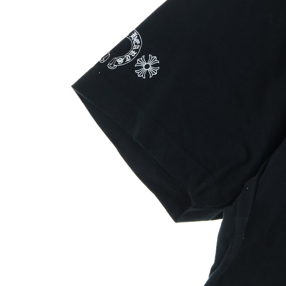 CHROME HEARTS(クロムハーツ) MLT COL CEM CRS TEE マルチカラーセメタリークロス クルーネック半袖Tシャツ カットソー ブラック