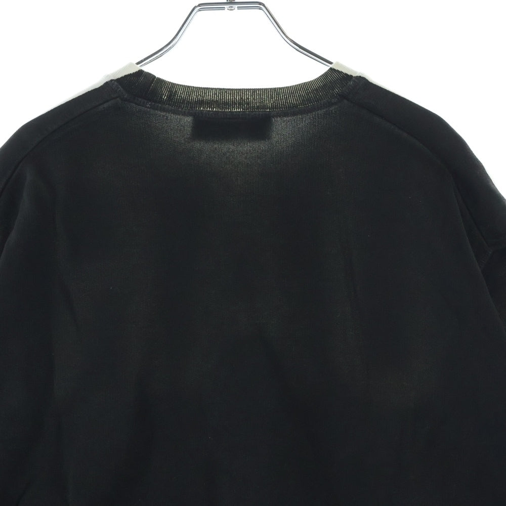 DSQUARED2(ディースクエアード) 21AW アーチロゴ クルーネックスウェット トレーナー ブラック S74GU0519