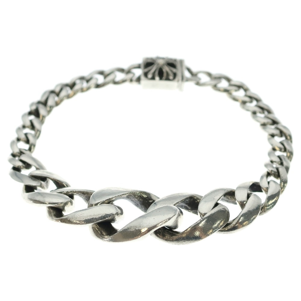 CHROME HEARTS(クロムハーツ) TAPERED CLSC LNK テーパードクラシックリンク シルバーブレスレット シルバー