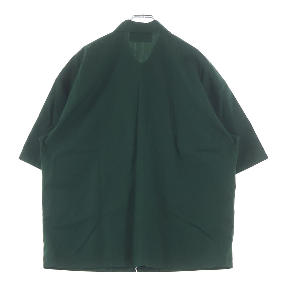 PRADA(プラダ) Lettering Logo レタリングロゴ 半袖シャツ グリーン SC781 SOOO 1480