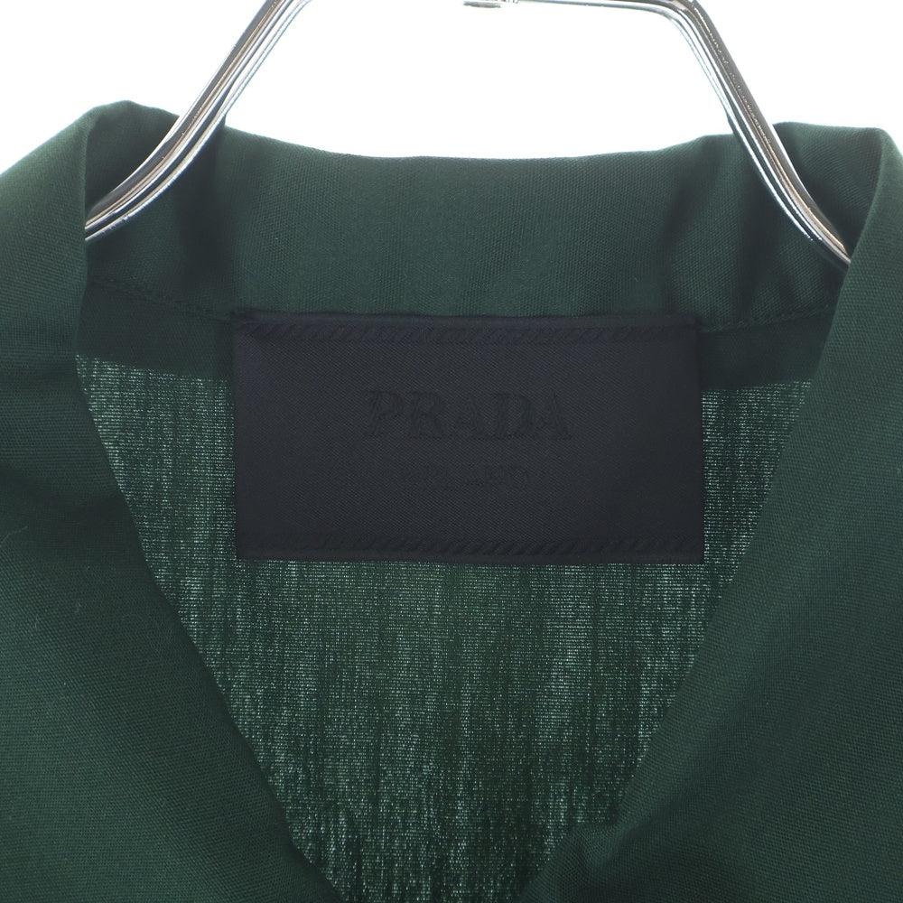 PRADA(プラダ) Lettering Logo レタリングロゴ 半袖シャツ グリーン SC781 SOOO 1480
