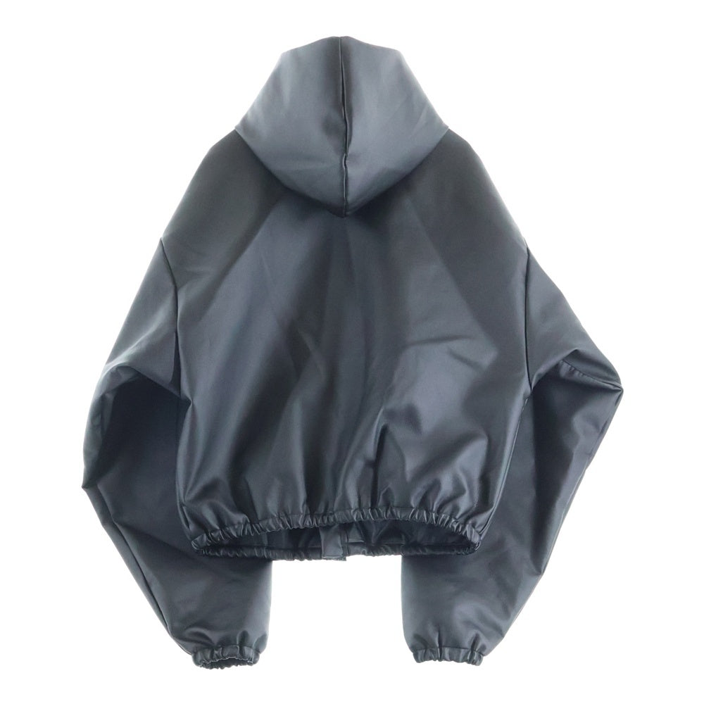 YEEZY(イージー) JC-01 leather jacket フェイクレザー ジップアップ ブルゾン ジャケット ブラック