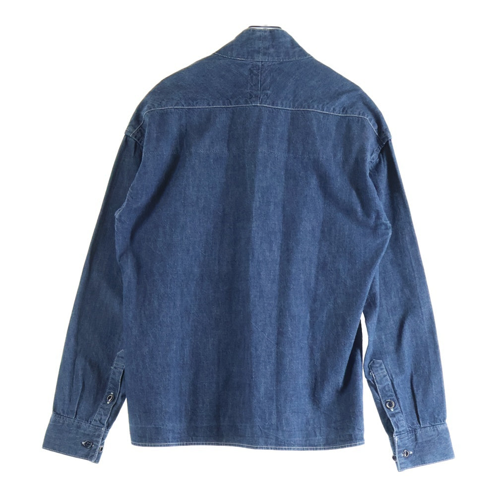 VISVIM(ヴィスヴィム) 14AW LHAMO SHIRT ONE WASH ラモシャツ ワンウォッシュ デニム 長袖シャツ インディゴ 0114405007001