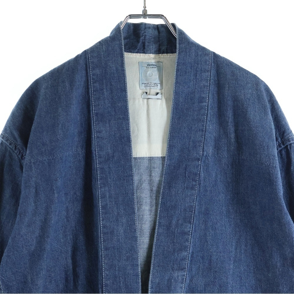 VISVIM(ヴィスヴィム) 14AW LHAMO SHIRT ONE WASH ラモシャツ ワンウォッシュ デニム 長袖シャツ インディゴ 0114405007001