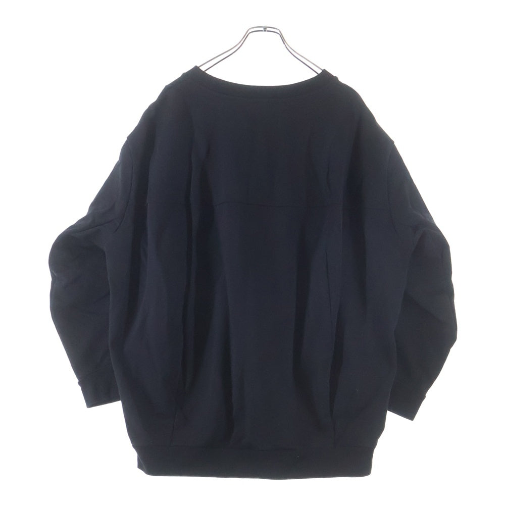 MARNI(マルニ) 24AW V-neck Long Sleeve Tee Vネック トレーナー スウェット ブラック ABJE1350S0