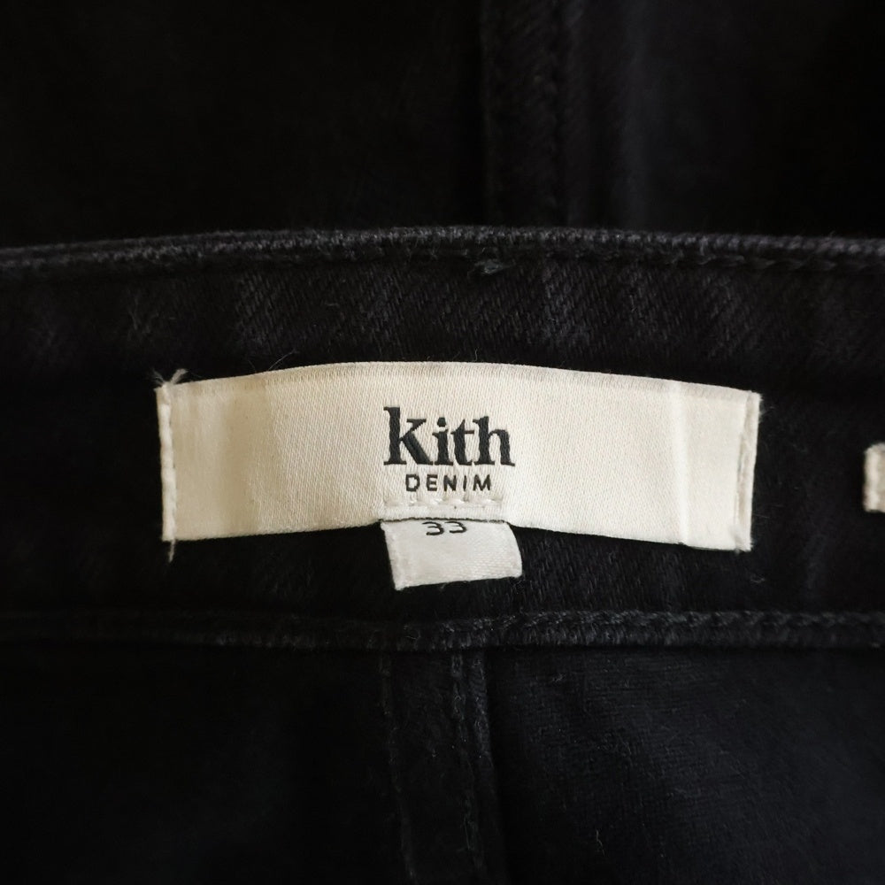 KITH(キス) NYC VARICK TAPER JEAN ウォッシュ デニムパンツ ジーンズ ブラック KHM060099 22-030-060-0009