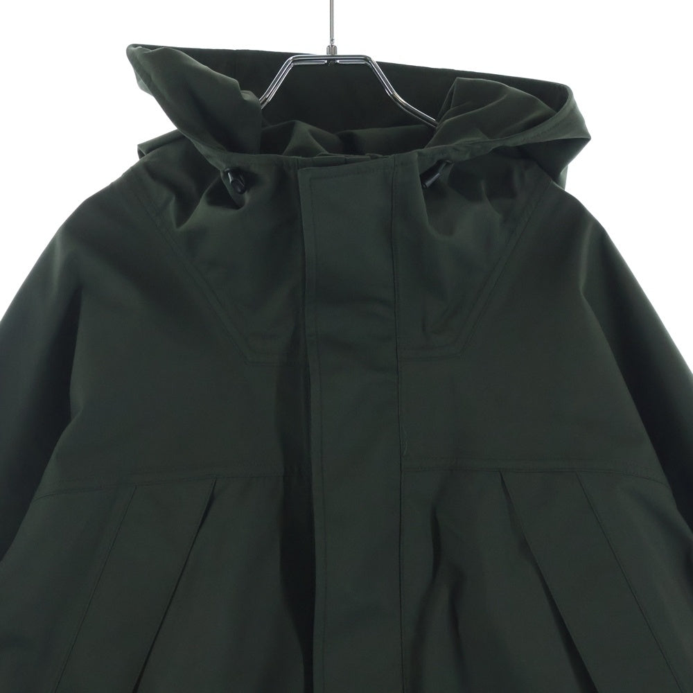 nanamica(ナナミカ) 24SS 2L GORE-TEX Hooded Coat ゴアテックス フーデッド ロングコート カーキ SUBF350