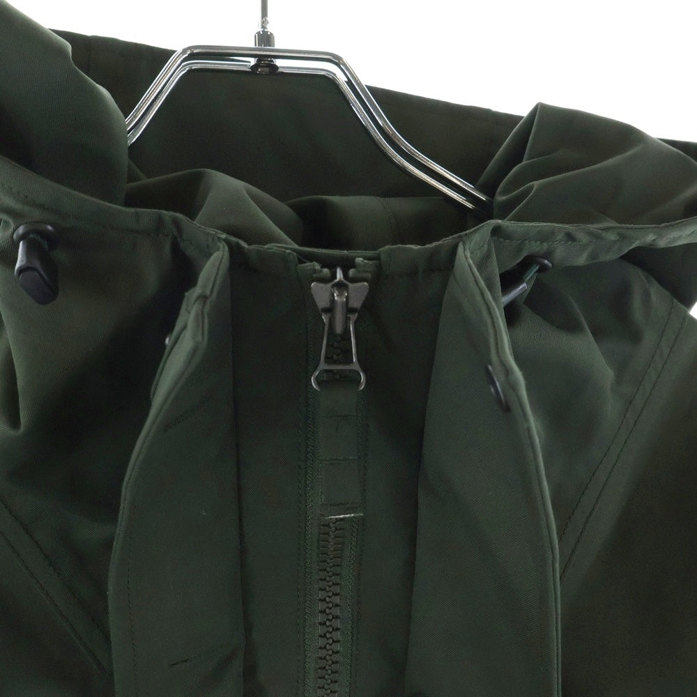 nanamica(ナナミカ) 24SS 2L GORE-TEX Hooded Coat ゴアテックス フーデッド ロングコート カーキ SUBF350