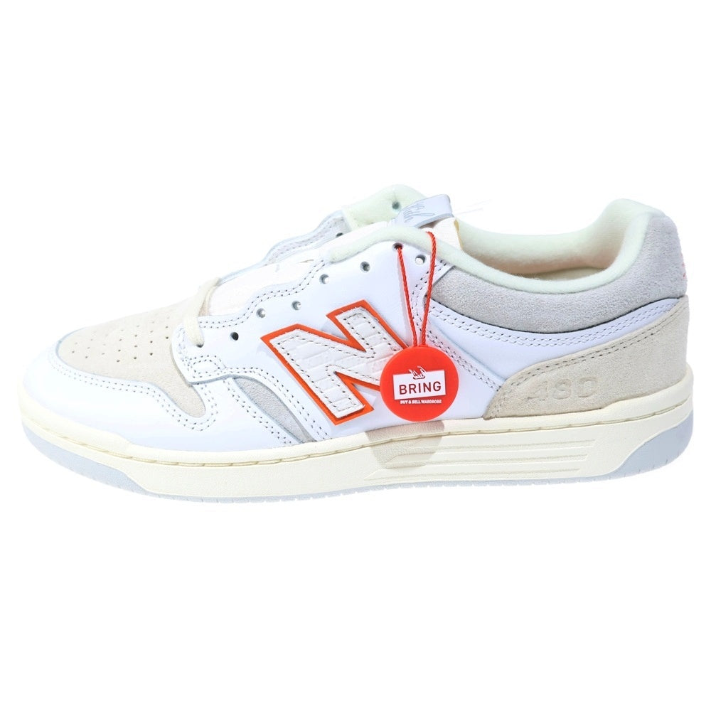 KITH(キス) 24AW ×NEW BALANCE NUMERIC 480 MADISON SQUARE GARDEN ニューバランス ヌメリック マディソンスクエア ローカットスニーカー US10/28cm ホワイト