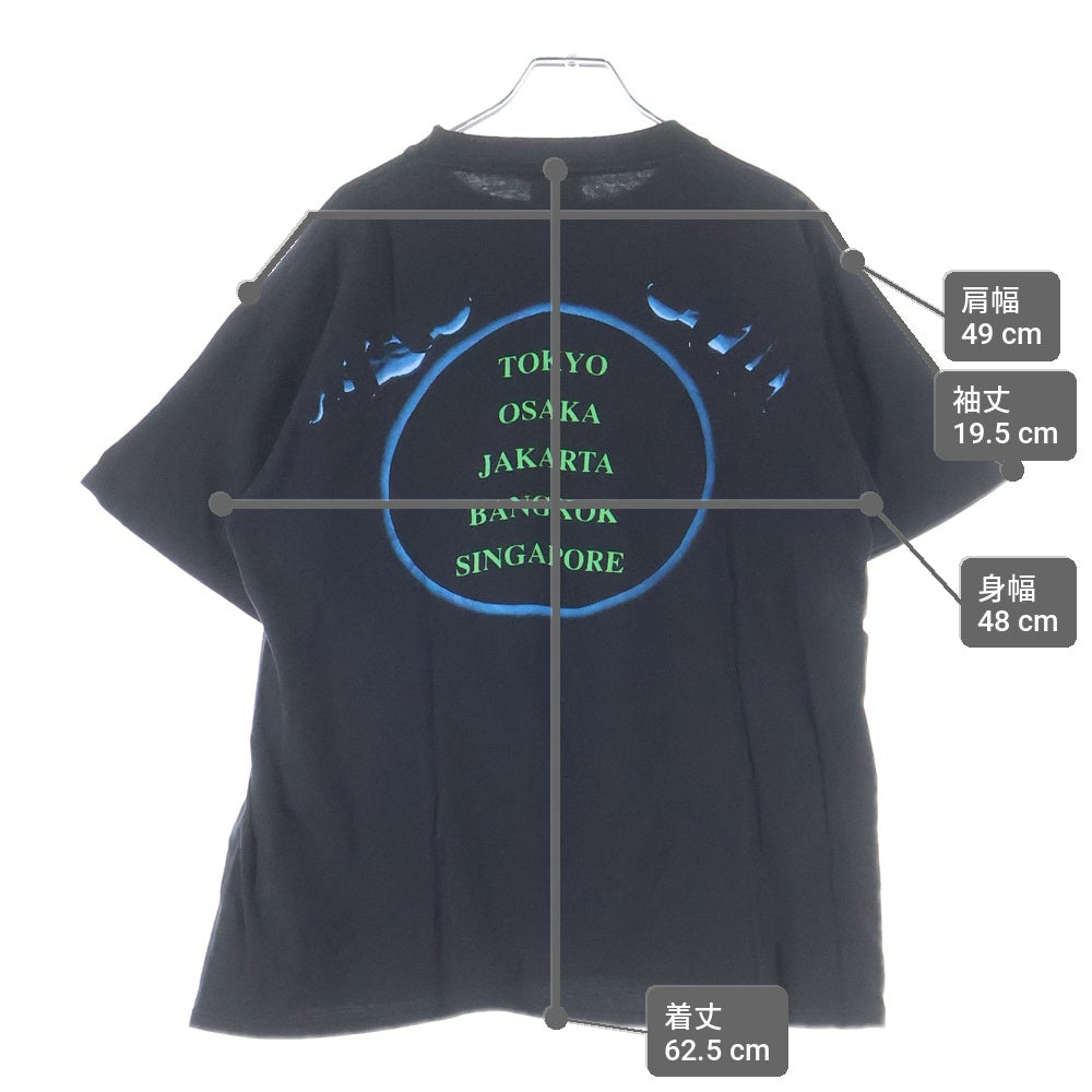 VINTAGE(ヴィンテージ) 90's VINTAGE Deep Purple ディープパープル 半袖プリントTシャツ カットソー ブラック