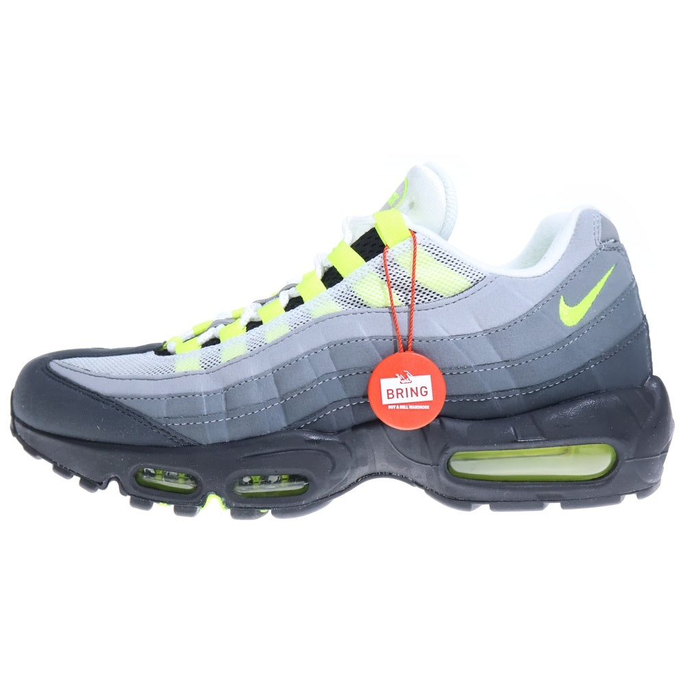 NIKE(ナイキ) AIR MAX 95 OG NEON YELLOW 2020 エアマックス ネオンイエロー ローカットスニーカー イエロー/グレー US8.5/26.5cm CT1689-001