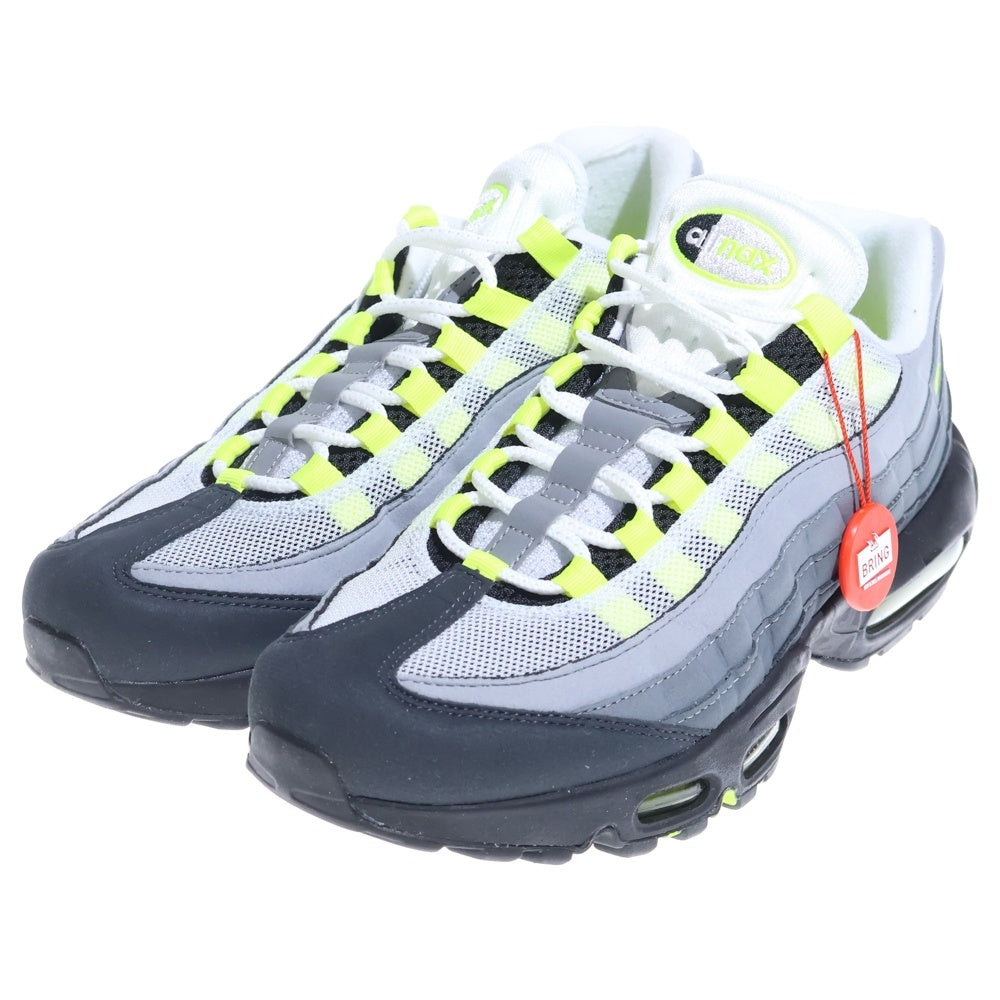 NIKE(ナイキ) AIR MAX 95 OG NEON YELLOW 2020 エアマックス ネオンイエロー ローカットスニーカー イエロー/グレー US8.5/26.5cm CT1689-001
