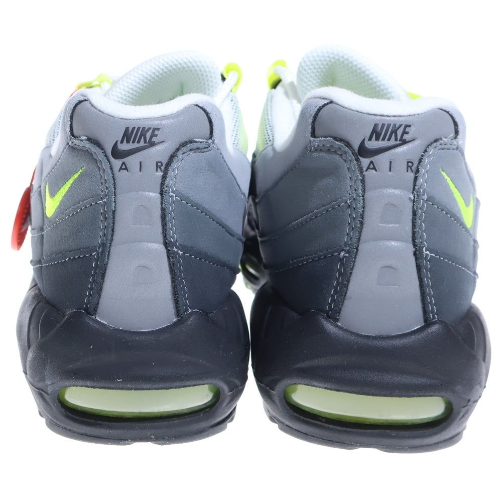 NIKE(ナイキ) AIR MAX 95 OG NEON YELLOW 2020 エアマックス ネオンイエロー ローカットスニーカー イエロー/グレー US8.5/26.5cm CT1689-001