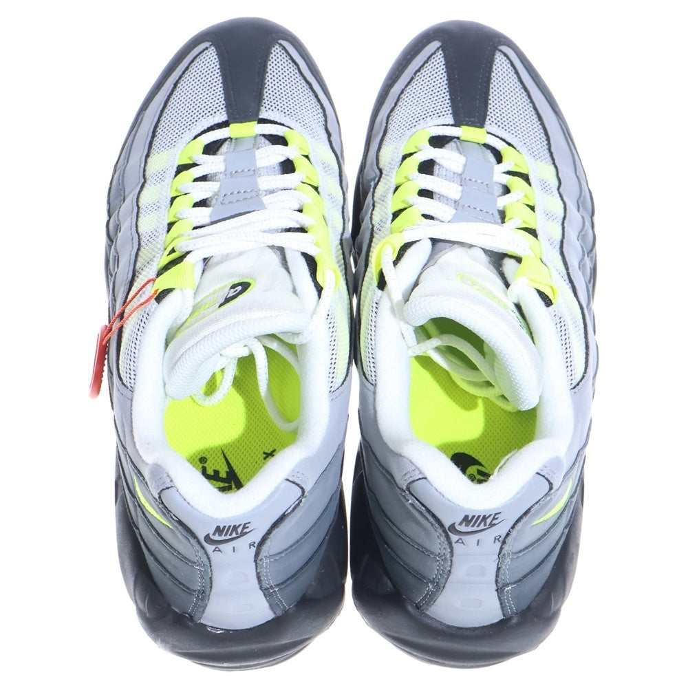 NIKE(ナイキ) AIR MAX 95 OG NEON YELLOW 2020 エアマックス ネオンイエロー ローカットスニーカー イエロー/グレー US8.5/26.5cm CT1689-001