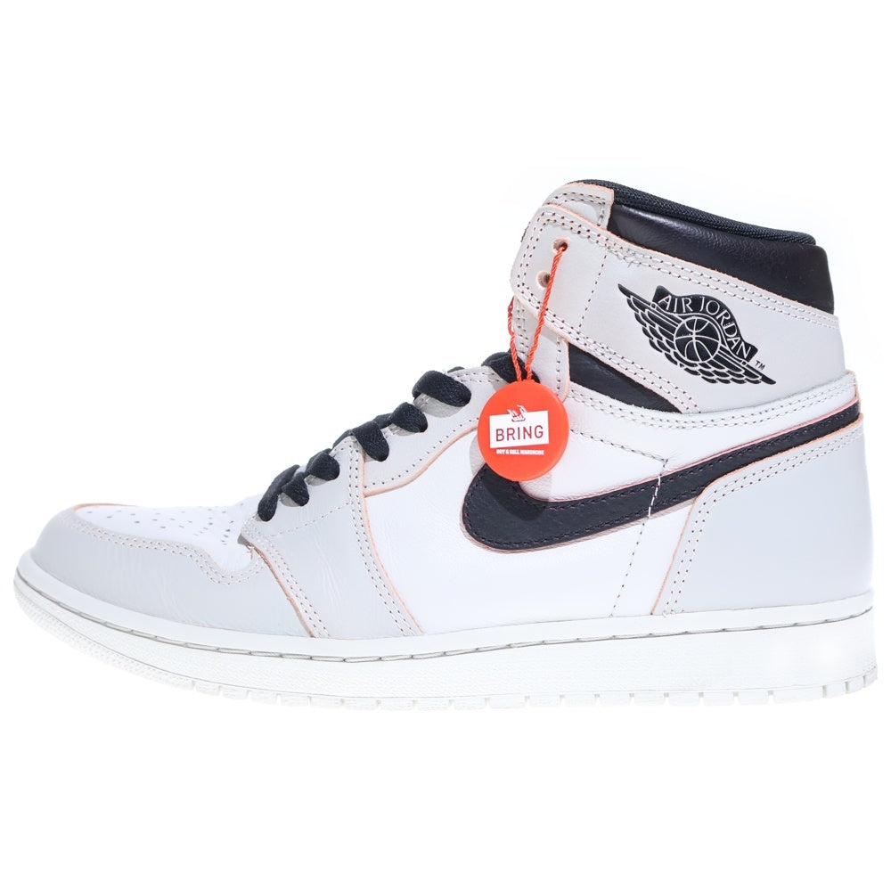 NIKE(ナイキ) AIR JORDAN 1 HIGH OG DEFIANT NYC TO PARIS エアジョーダン1 ハイカットスニーカー グレー/ホワイト US9/27cm CD6578-006