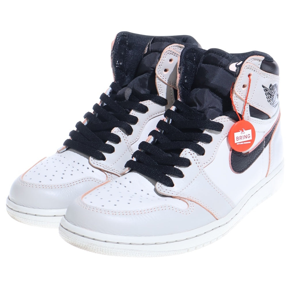 NIKE(ナイキ) AIR JORDAN 1 HIGH OG DEFIANT NYC TO PARIS エアジョーダン1 ハイカットスニーカー グレー/ホワイト US9/27cm CD6578-006