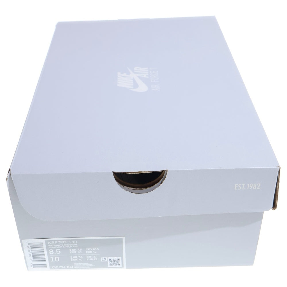 NIKE(ナイキ) Air Force 1 Low エアフォースワン ローカットスニーカー ホワイト/グリーン US8.5/26.5cm CV1724 103