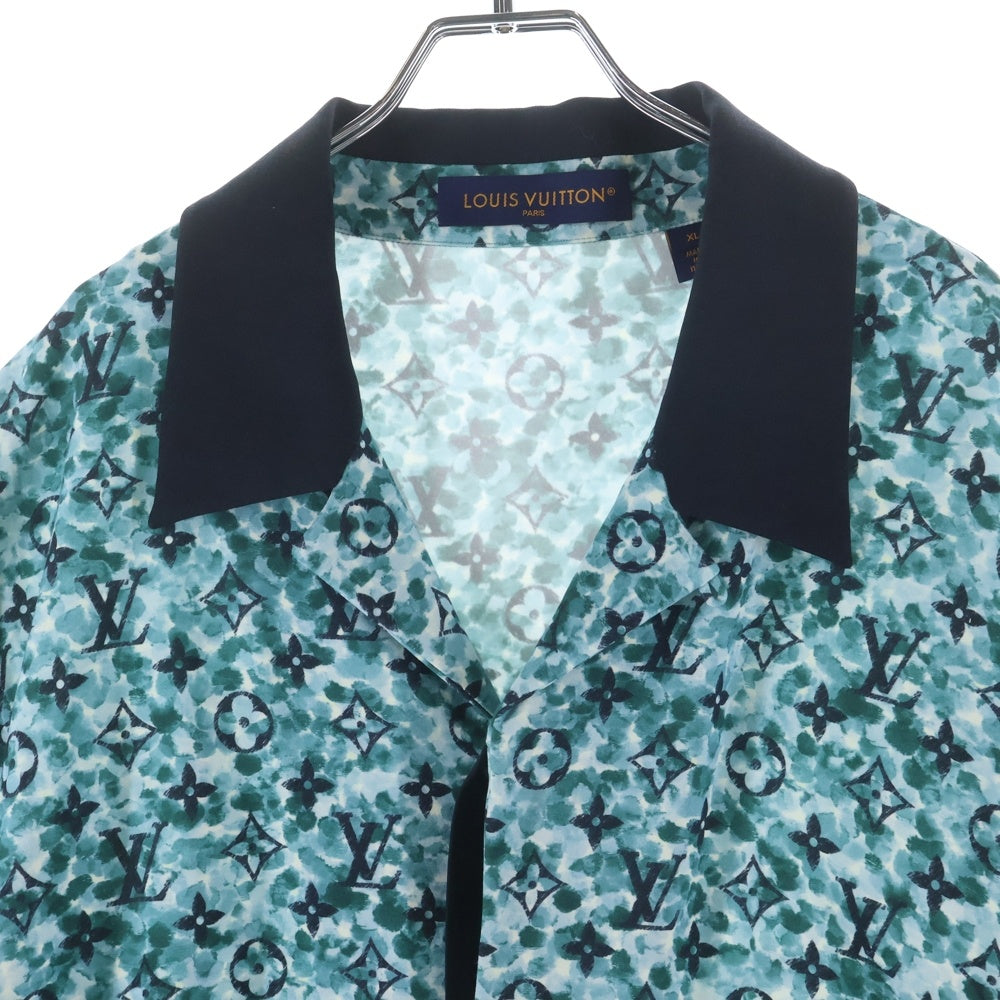 LOUIS VUITTON(ルイヴィトン) Monogram Ration Shirt モノグラムレーションシャツ 半袖シャツ ブルー RM232M ZR1 HPS25W