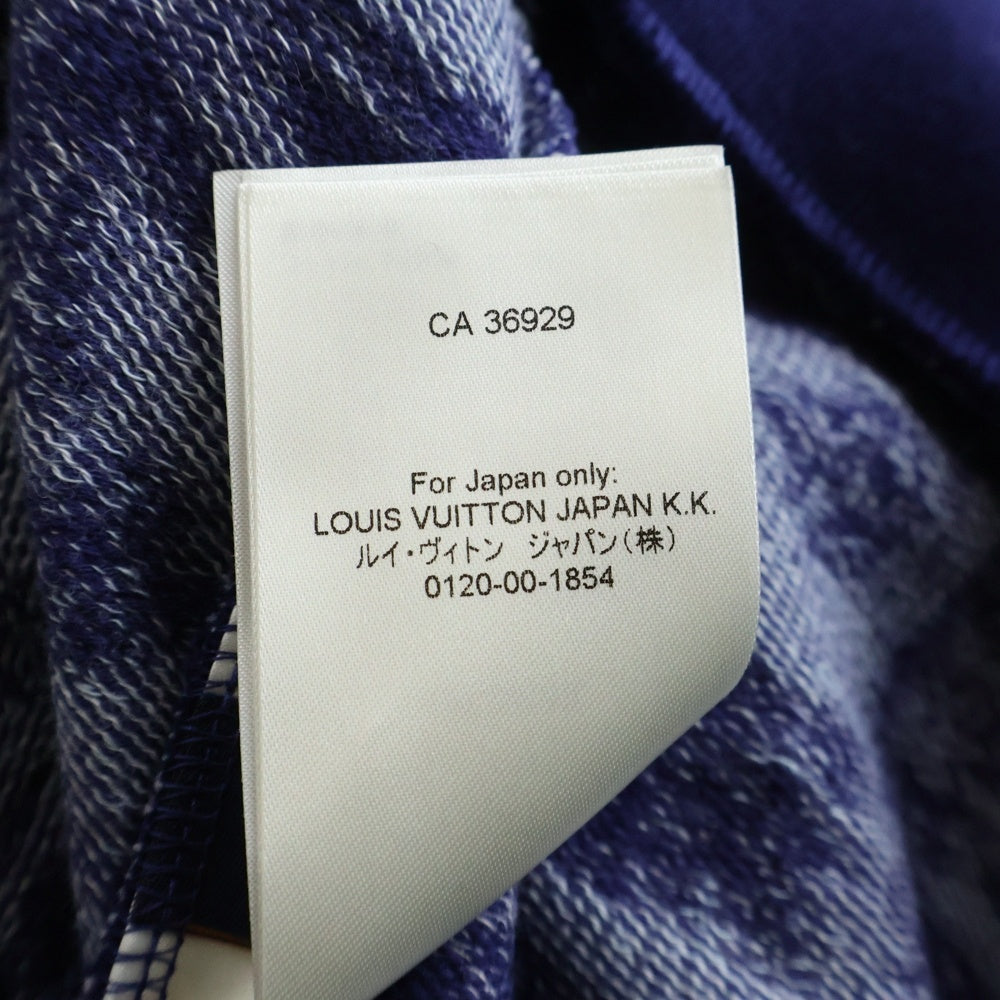 LOUIS VUITTON(ルイヴィトン) Short Sleeve Hoodie ショートスリーブフーディー 半袖パーカー ブルー RM222M N31 HNY28W