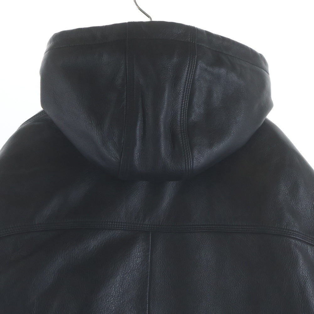 SUPREME(シュプリーム) 24AW ×Dickies Hooded Leather Jacket フーデッドレザージャケット アウター ブラック
