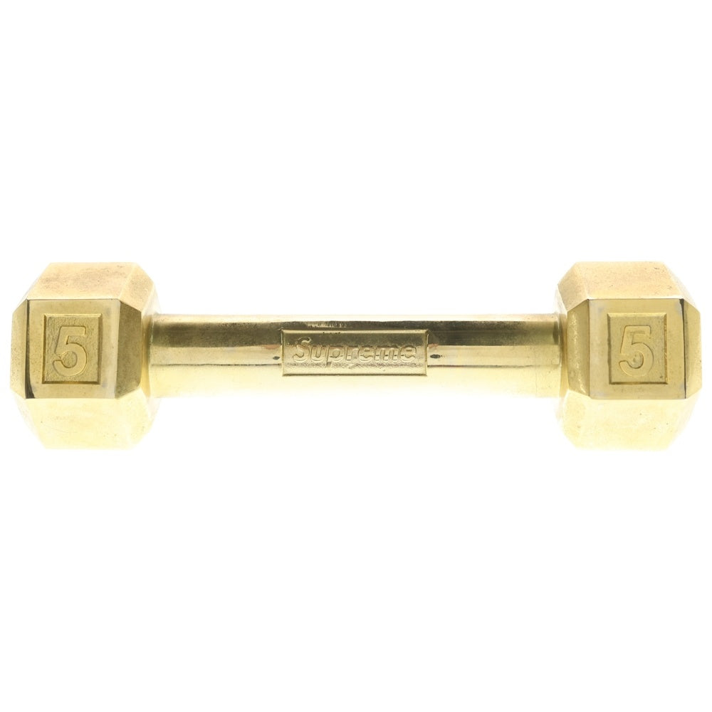 SUPREME(シュプリーム) 19AW Plated Dumbbell 5KG プレーテッド ダンベル 5キログラム ゴールド