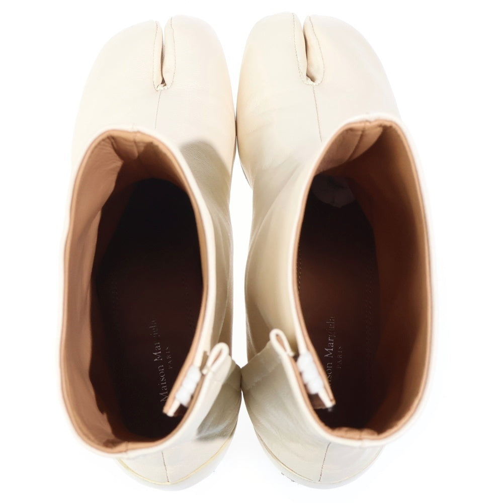 Maison Margiela(メゾンマルジェラ) TABI ANKLE 足袋アンクルブーツ ショートブーツ アイボリー S58WU0273 レディース