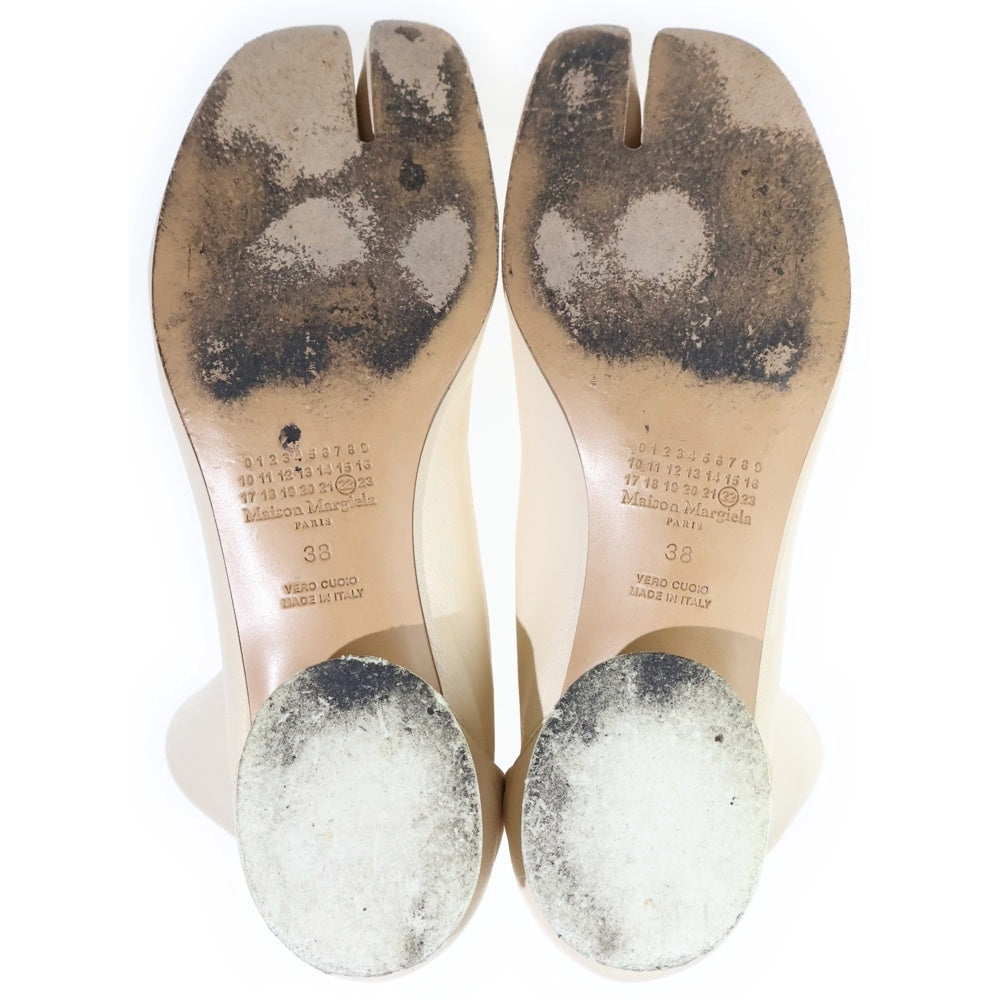Maison Margiela(メゾンマルジェラ) TABI ANKLE 足袋アンクルブーツ ショートブーツ アイボリー S58WU0273 レディース