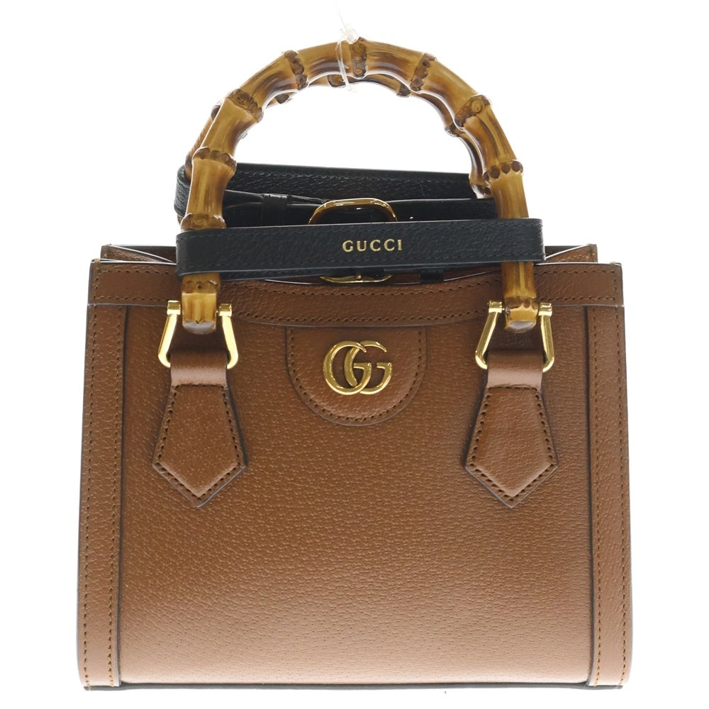 GUCCI(グッチ) ダイアナ ミニ トートバッグ ブラウン 702732 レディース