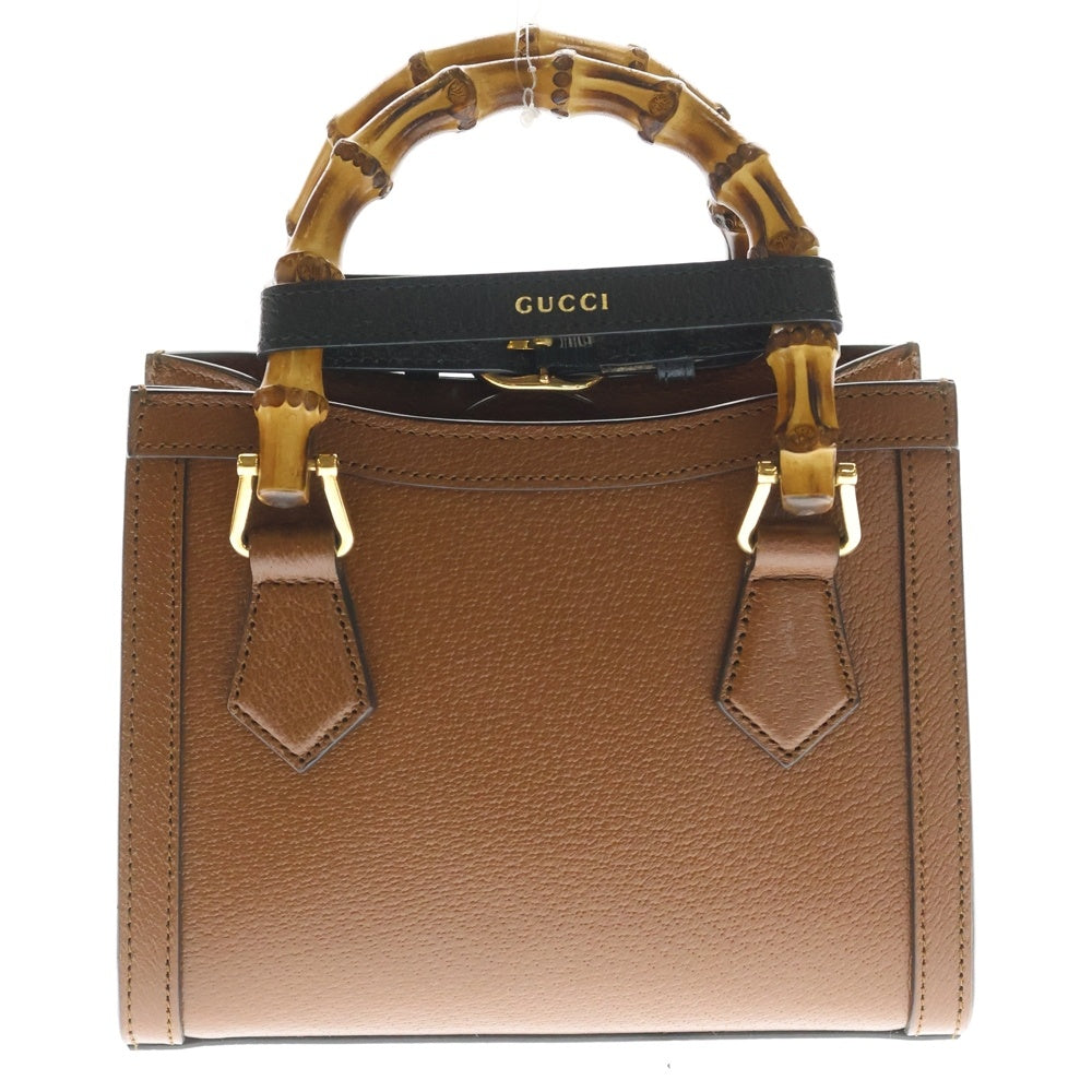 GUCCI(グッチ) ダイアナ ミニ トートバッグ ブラウン 702732 レディース