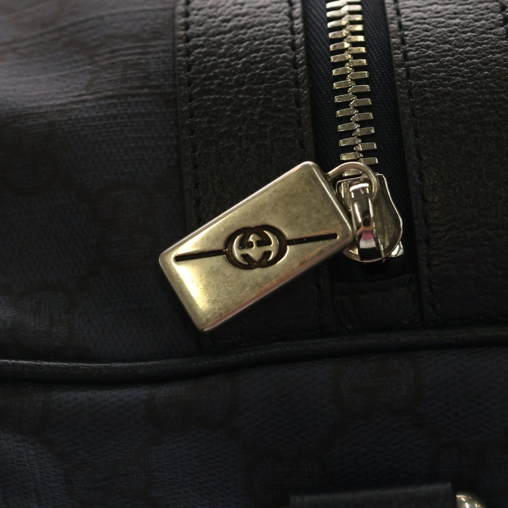 GUCCI(グッチ) GGスプリーム ミディアム ダッフルバッグ ネイビー 799871