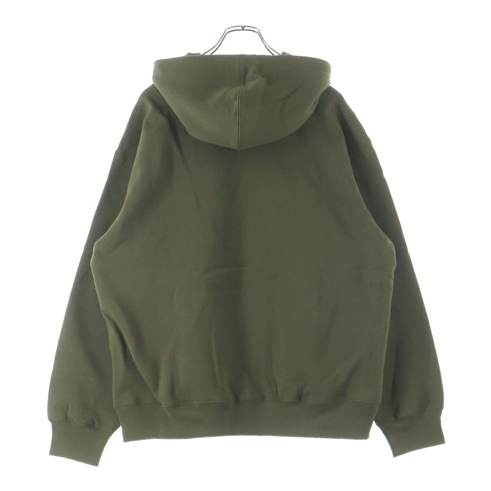 SUPREME(シュプリーム) 25SS Small Box Hooded Sweatshirt スモールボックスロゴ プルオーバーパーカー フーディー オリーブ