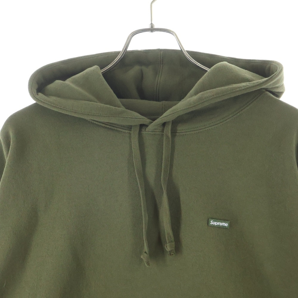 SUPREME(シュプリーム) 25SS Small Box Hooded Sweatshirt スモールボックスロゴ プルオーバーパーカー フーディー オリーブ