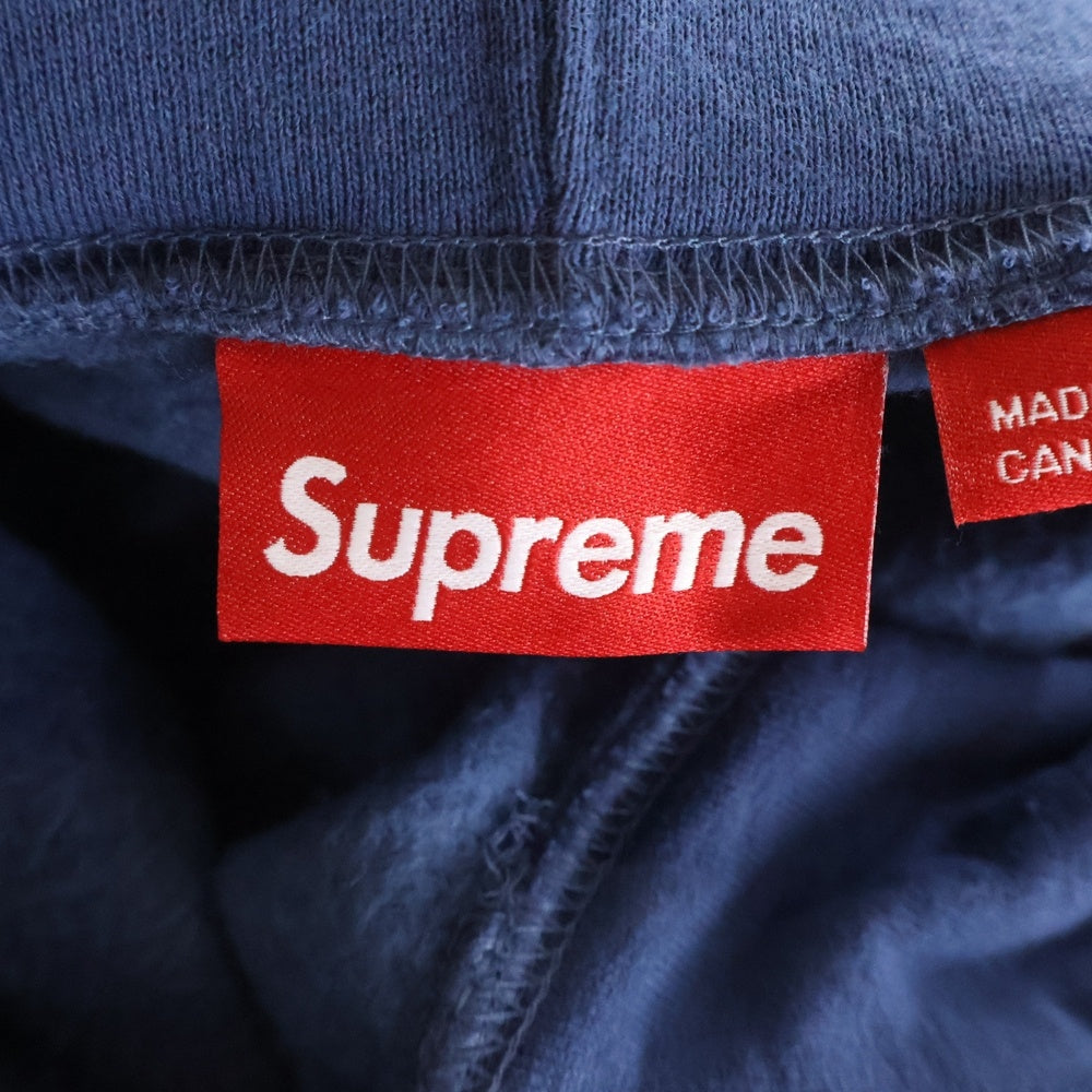 SUPREME(シュプリーム) 25SS Small Box Hooded Sweatshirt スモールボックスロゴ プルオーバーパーカー フーディー ネイビー