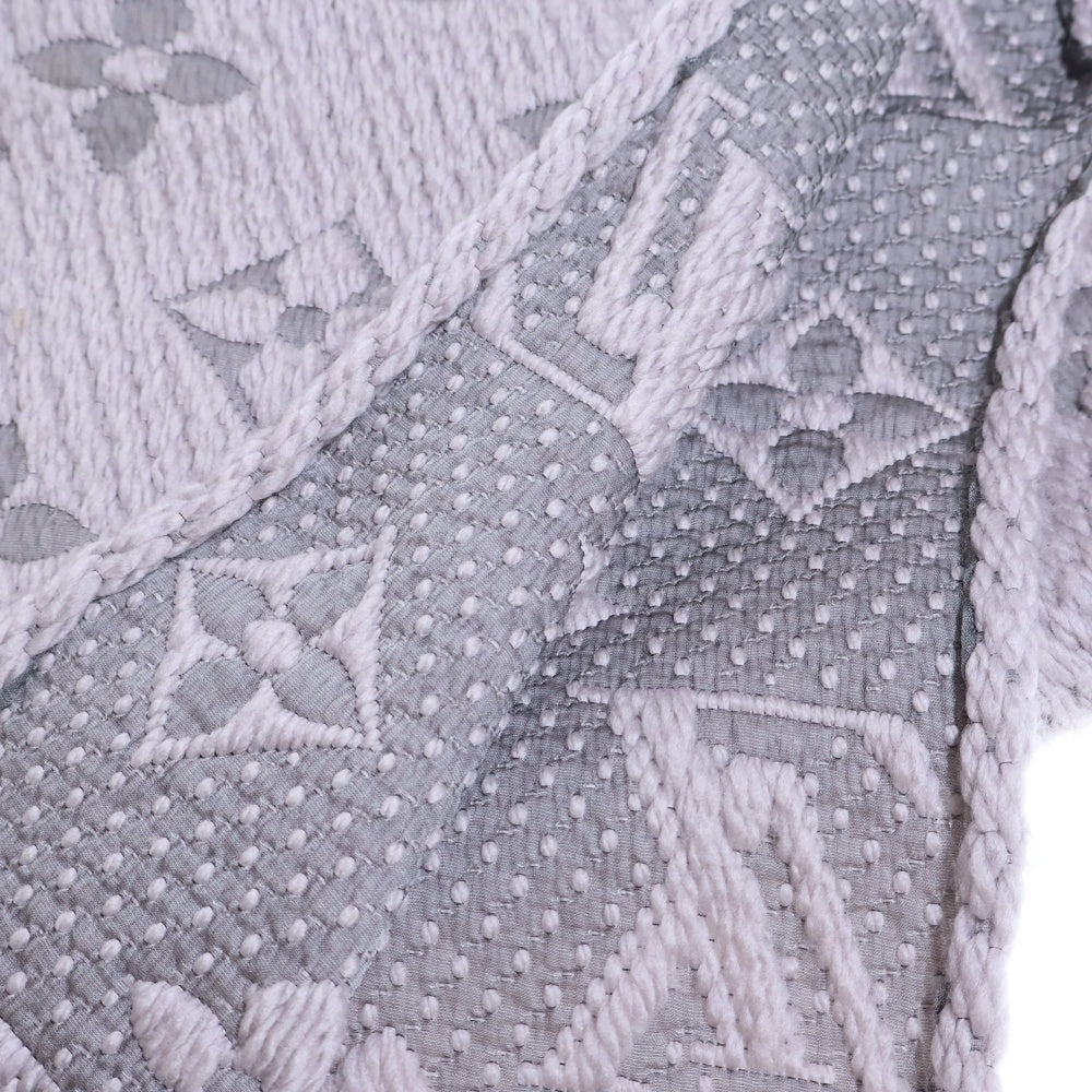 LOUIS VUITTON(ルイヴィトン) エシャルプロゴマニア モノグラムマフラー グレー M74742