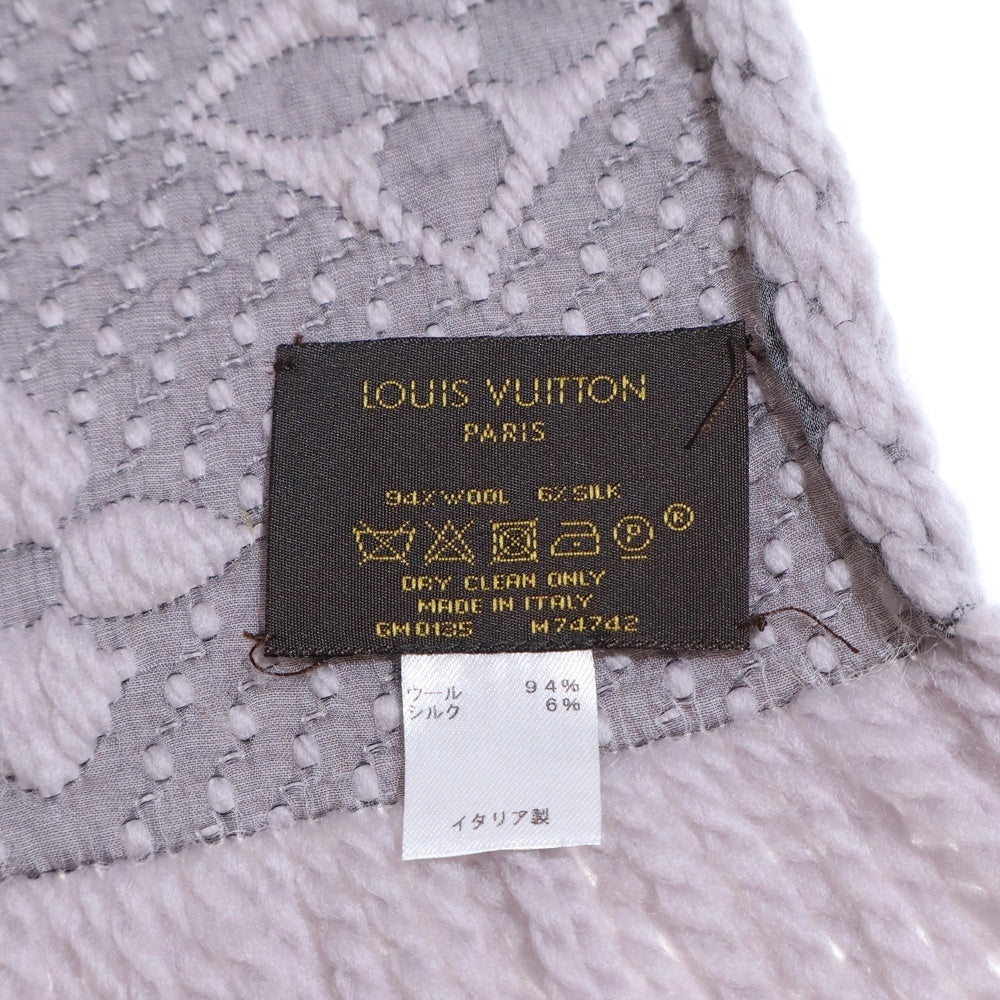 LOUIS VUITTON(ルイヴィトン) エシャルプロゴマニア モノグラムマフラー グレー M74742