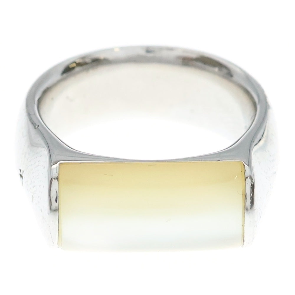 TOMWOOD(トムウッド) Crest White MOP ホワイトストーン リング シルバー 101282
