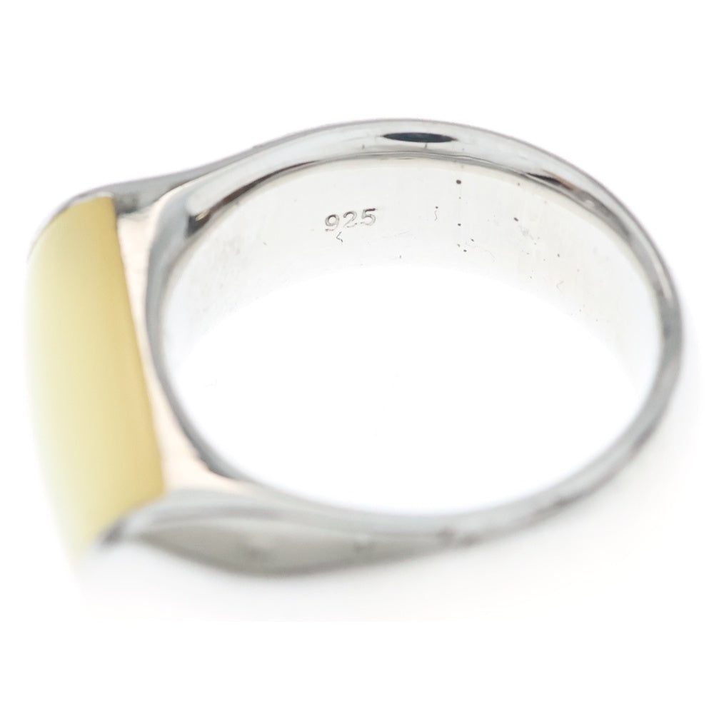 TOMWOOD(トムウッド) Crest White MOP ホワイトストーン リング シルバー 101282