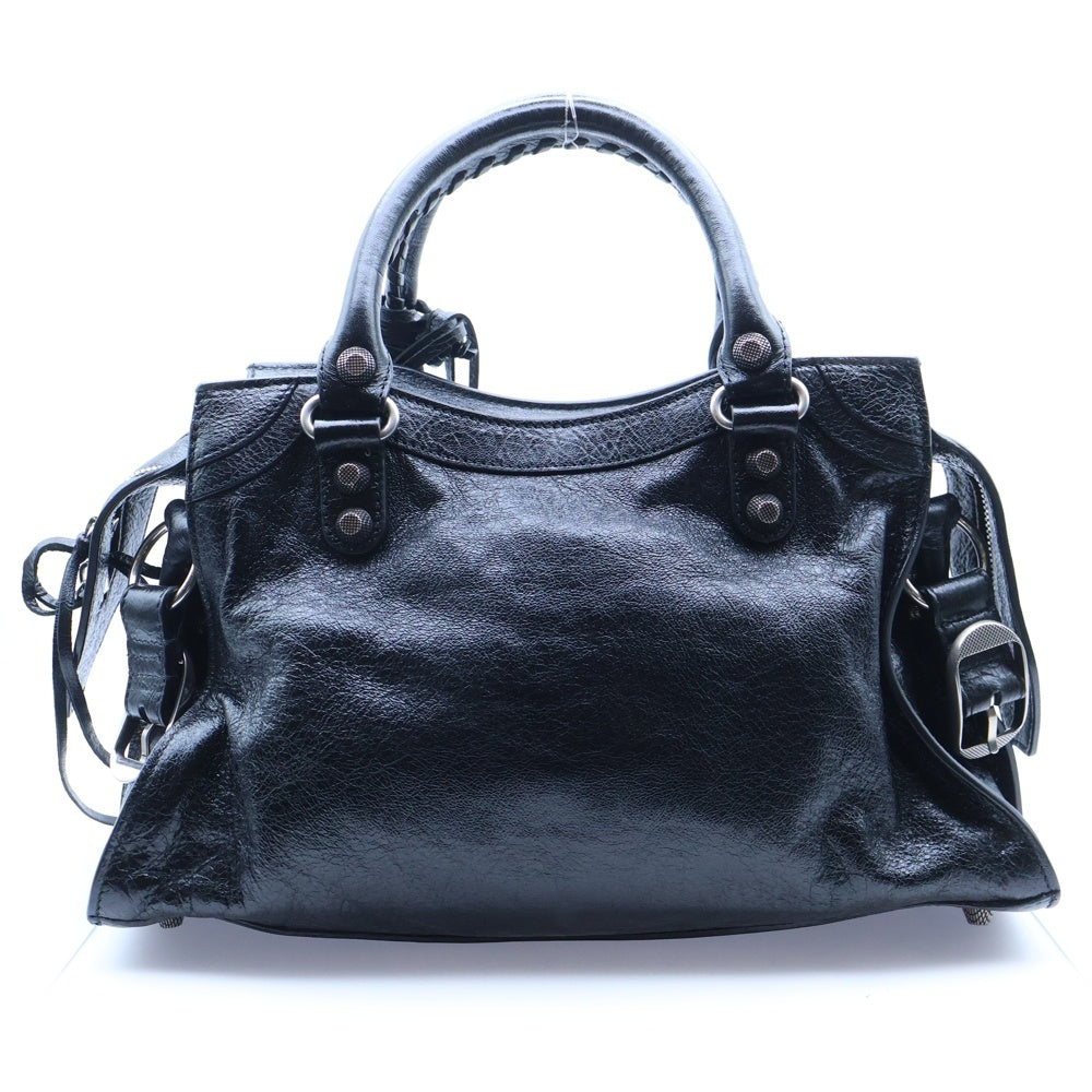 BALENCIAGA(バレンシアガ) NEO CAGOLE CITY ネオ カゴール シティ ハンドバッグ ブラック 736046 レディース