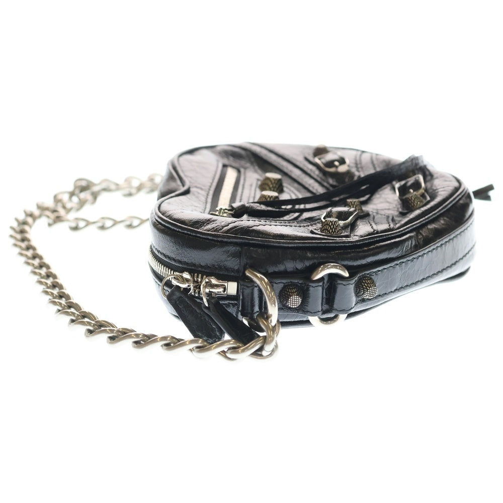 BALENCIAGA(バレンシアガ) ルカゴール ハート チェーンショルダーバッグ ブラック 722781 レディース