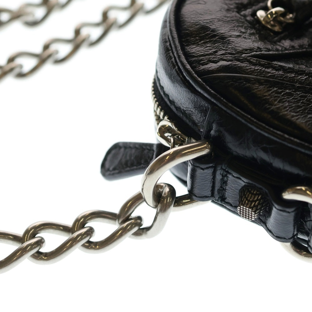 BALENCIAGA(バレンシアガ) ルカゴール ハート チェーンショルダーバッグ ブラック 722781 レディース
