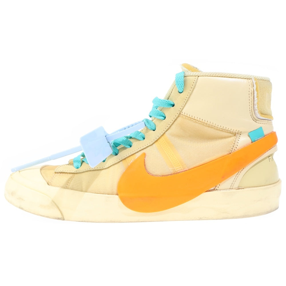 NIKE(ナイキ) ×OFF-WHITE BLAZER MID ALL HALLOWS EVE AA3832-700 オフホワイト ブレーザー ミッドカットスニーカー ベージュ US10.5/28.5cm