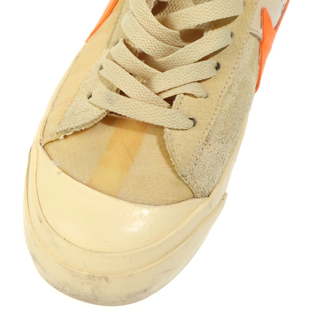 NIKE(ナイキ) ×OFF-WHITE BLAZER MID ALL HALLOWS EVE AA3832-700 オフホワイト ブレーザー ミッドカットスニーカー ベージュ US10.5/28.5cm