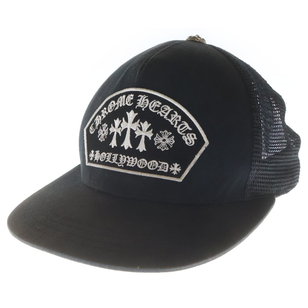CHROME HEARTS(クロムハーツ) TRUCKER CAP KING TACO キングタコ トラッカー メッシュキャップ 帽子 ブラック